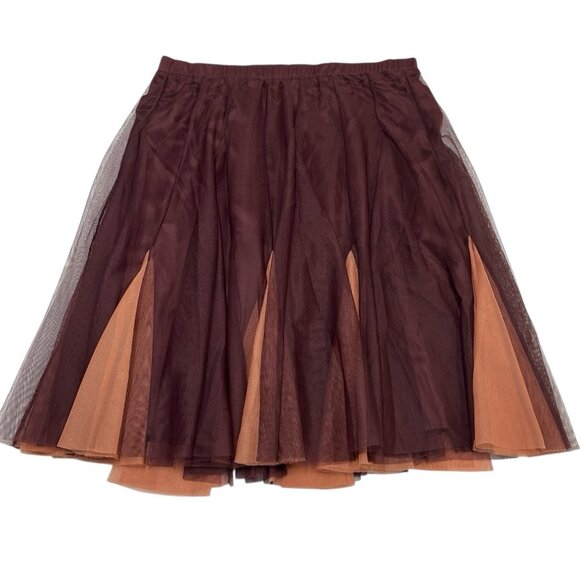 Cato Skirt Womens 18/20W Purple Sheer Mesh Layered Pull On Whimsigoth Fairy - Picture 1 of 8